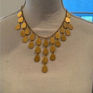 Rivka Friedman Gold Cascading Teardrop Necklace